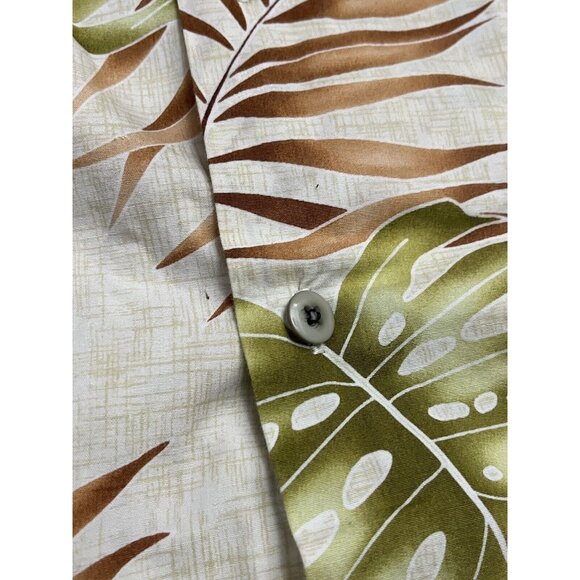Pacific Legend Hawaiian Shirt Floral Made in USA Hawaii Palm Tree Camp Party M - Picture 4 of 8